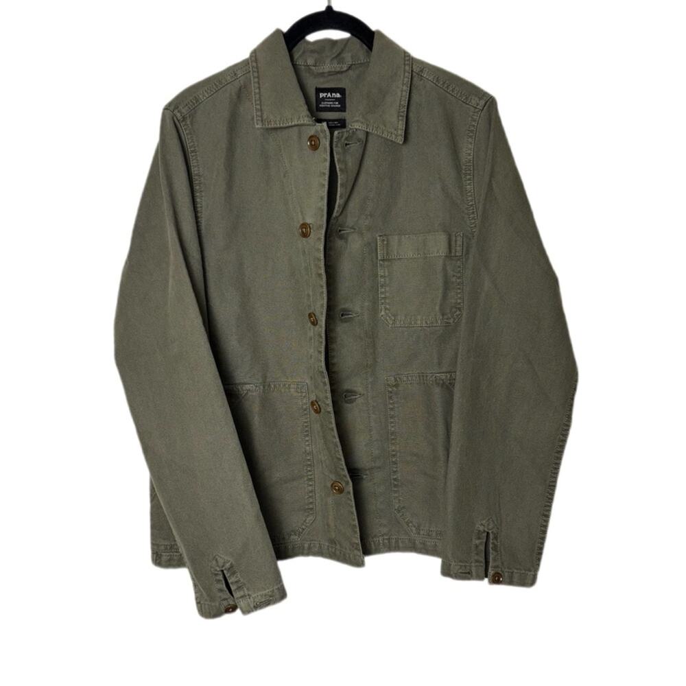Prana Melrose Jacket Women's Size XS Rye Green utility Jacket Relaxed fit